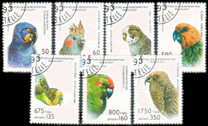 MADAGASCAR - 1993 - SG 955-961 - F/S - 7 V - USED - CV £2.00
