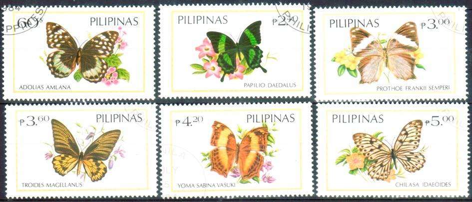 PHILIPPINES - 1994 - SG 1825-1830 - F/S - 6 V - USED - CV £3.80