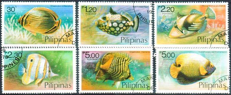PHILIPPINES - 1978 - SG 1491-1496 - F/S - 6 V - USED - CV £5.00