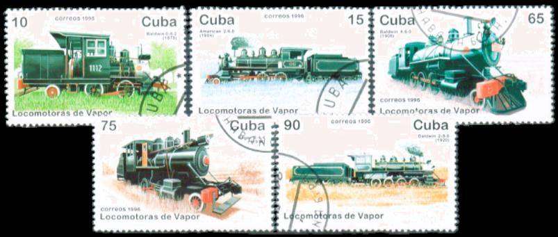 CUBA - 1996 - SG 4096-4100 - F/S - 5 V - USED - CV £3.35