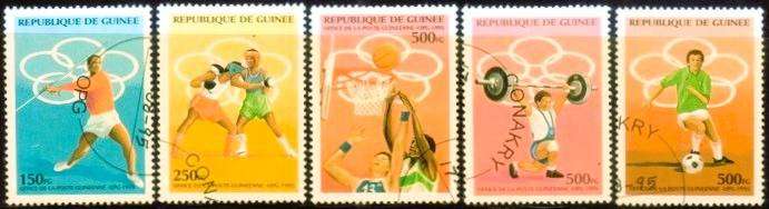 GUINEA - 1995 - SG 1623-1627 - F/S - 5 V - USED - CV £3.25