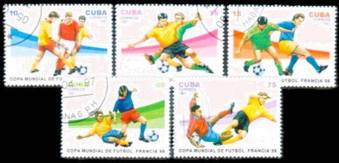 CUBA - 1997 - SG 4153-4157 - F/S - 5 V - USED - CV £3.40