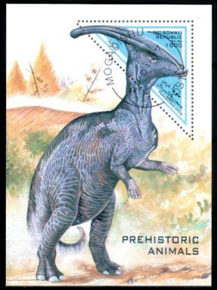 SOMALI REPUBLIC - 1996 - PRE-HISTORIC - MINIATURE SHEET - USED