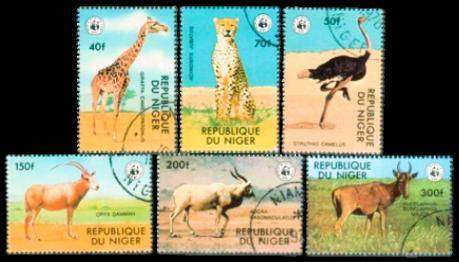 NIGER REPUBLIC - SG 735-740 - F/S - 6 V - USED - CV £8.70