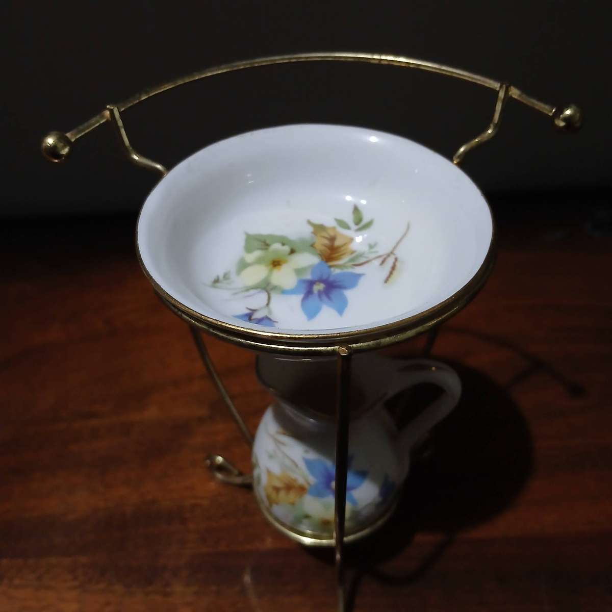 Wash Set on Stand Antique German for Dollhouse