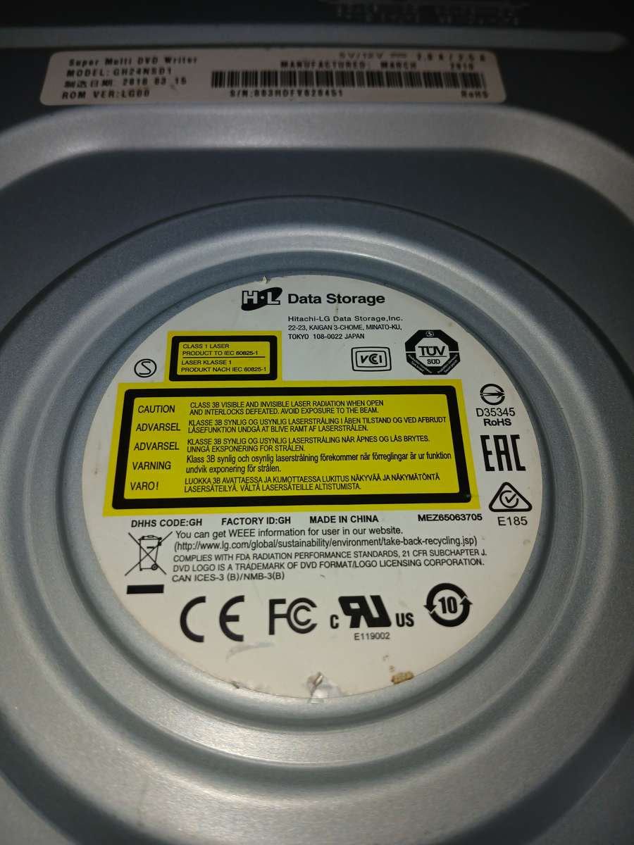 LG GH24NSD1 Internal SATA DVD Writer