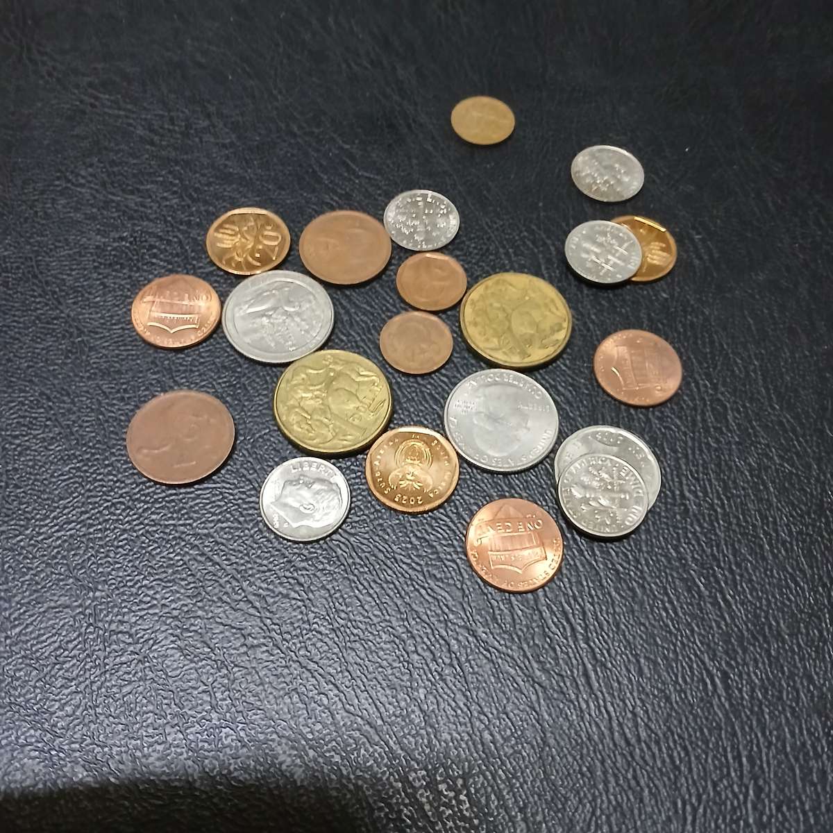 1997 Elizabeth II D.G. REG. F.D. 50 Pence Coin RARE + extra coins &  Mongolia 1000 Tugrik 2017 note