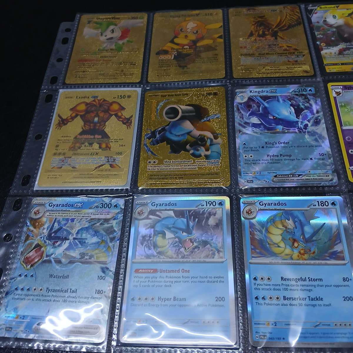 Pokemon card collection 106 cards & 2 tins & tokens (PLUS mystery pack of cards)