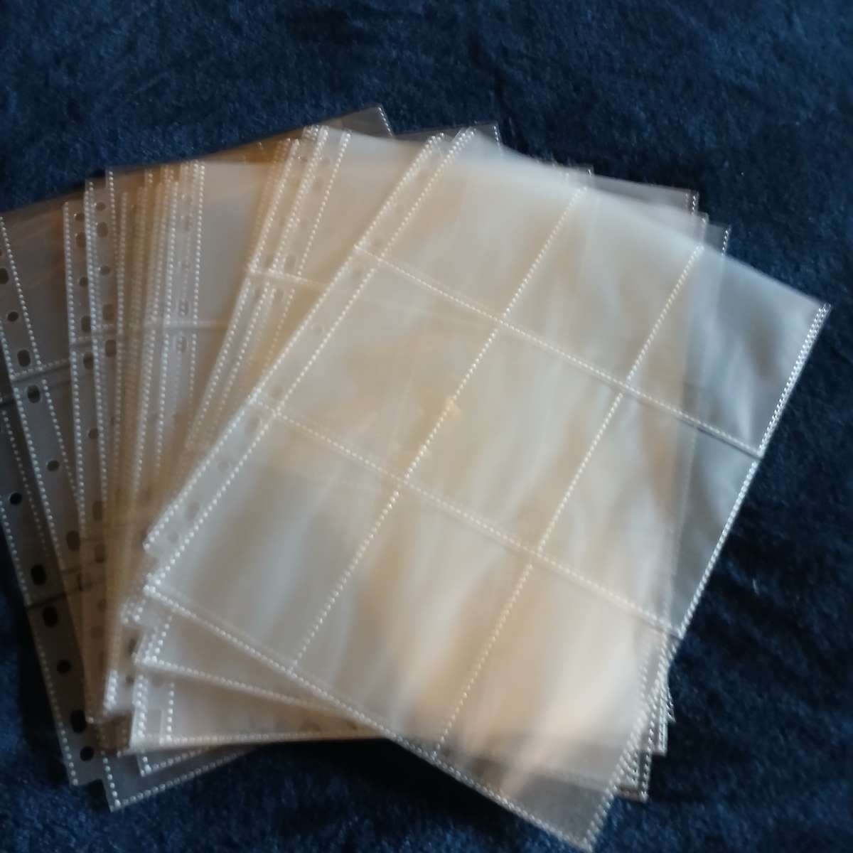 Trading Card Sleeves 9 Pockets Card Storage Album Pages Page Clear PP Page for Binder Card Sleeves