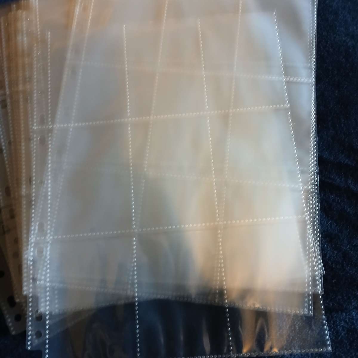 Trading Card Sleeves 9 Pockets Card Storage Album Pages Page Clear PP Page for Binder Card Sleeves