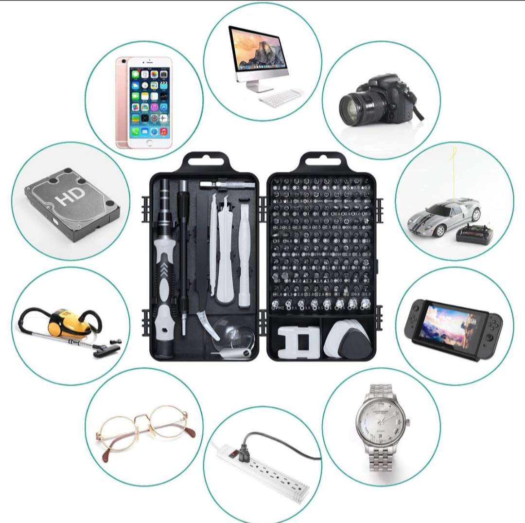 115 in 1 Magnetic chrome-Vanadium Steel Precision Screwdriver Set