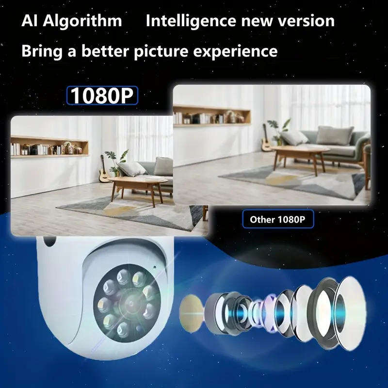 1080P Full HD Night Vision Security Camera