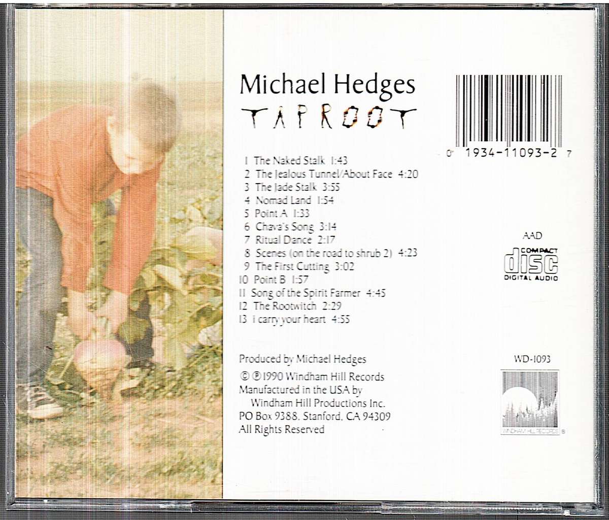 Michael Hedges - Taproot CD