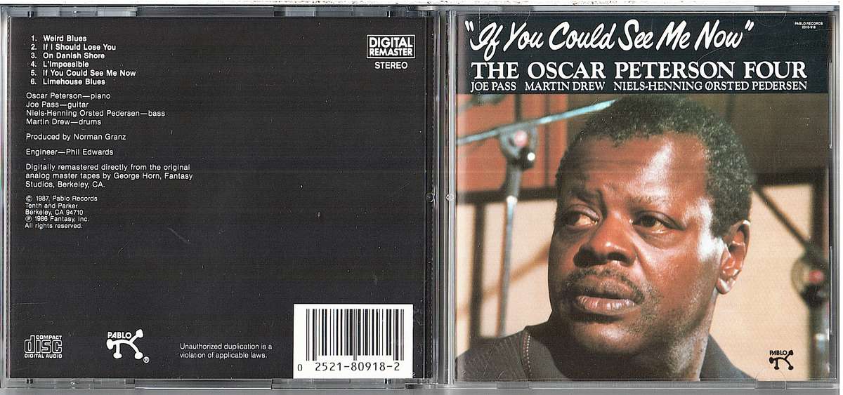 The Oscar Peterson Four - If You Could See Me Now CD [JAPANESE IMPORT]