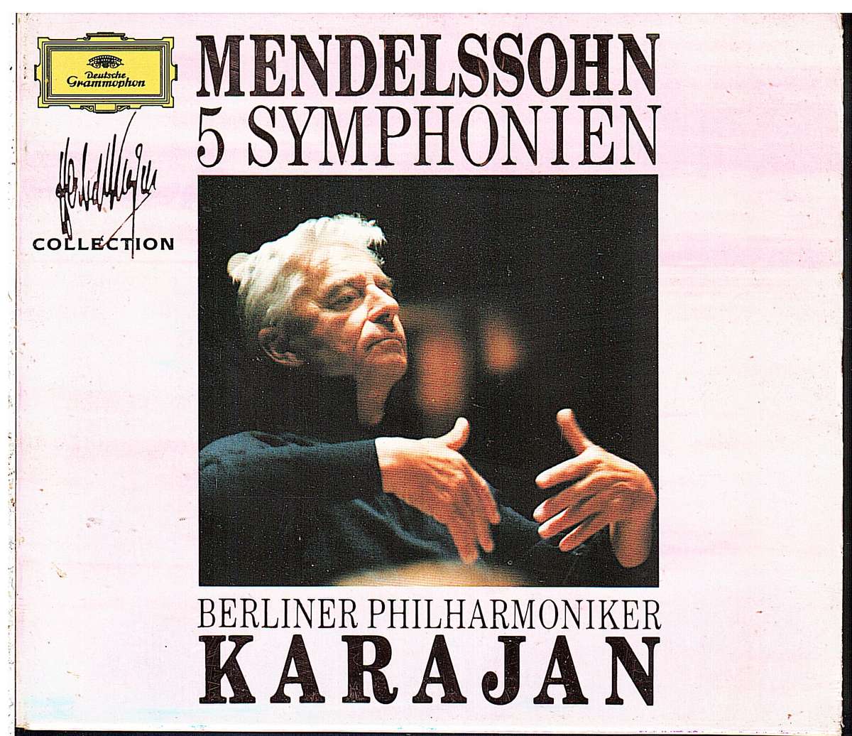 Mendelssohn: 5 Symphonien 3 CD set - Berlin Philharmonic, Herbert von Karajan (cond)