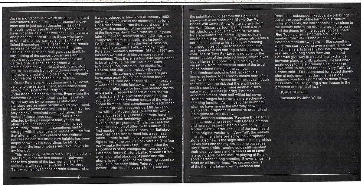 Oscar Peterson - Reunion Blues CD