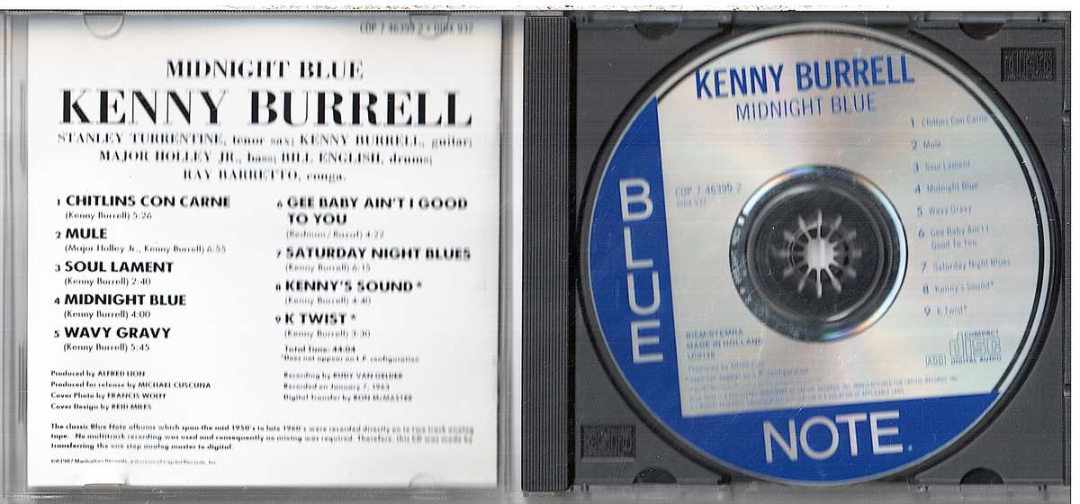 Kenny Burrell - Midnight Blue CD