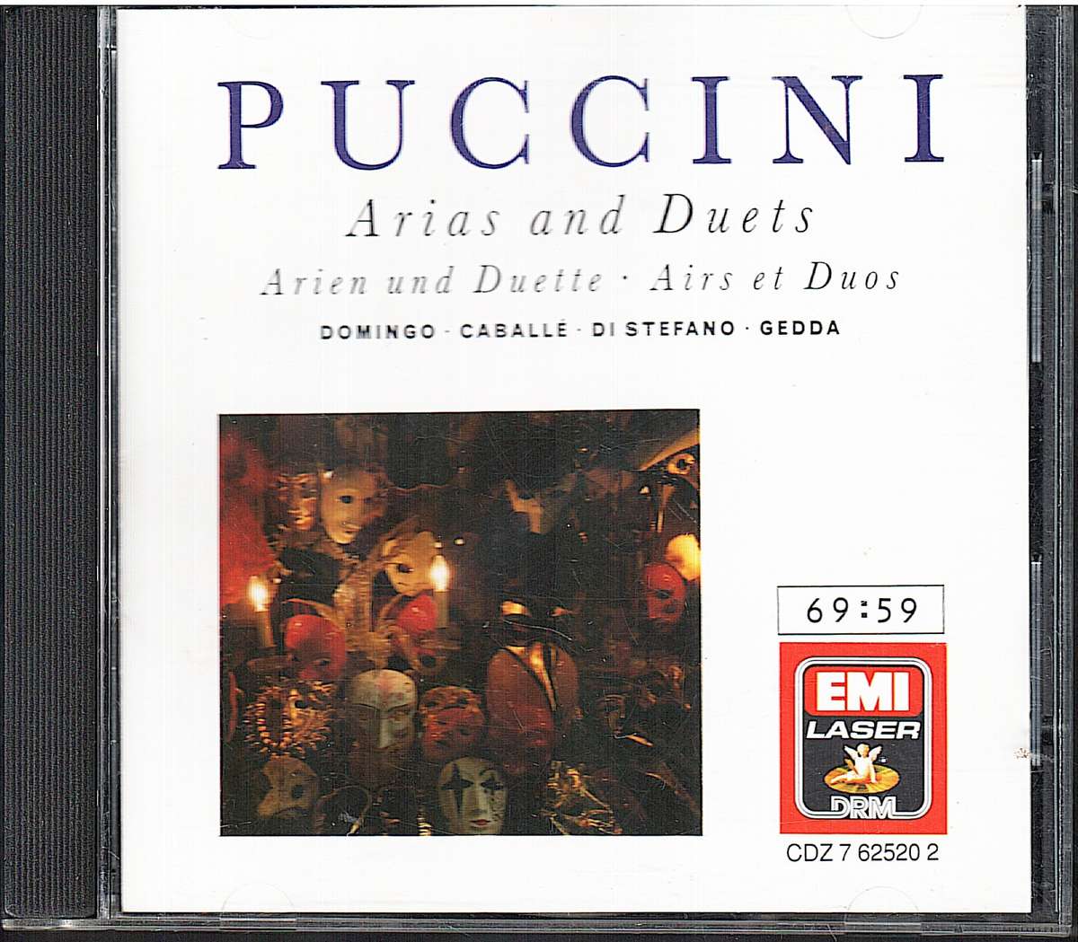 Puccini: Arias and Duets - Domingo/Caballe/Di Stefano/Gedda CD