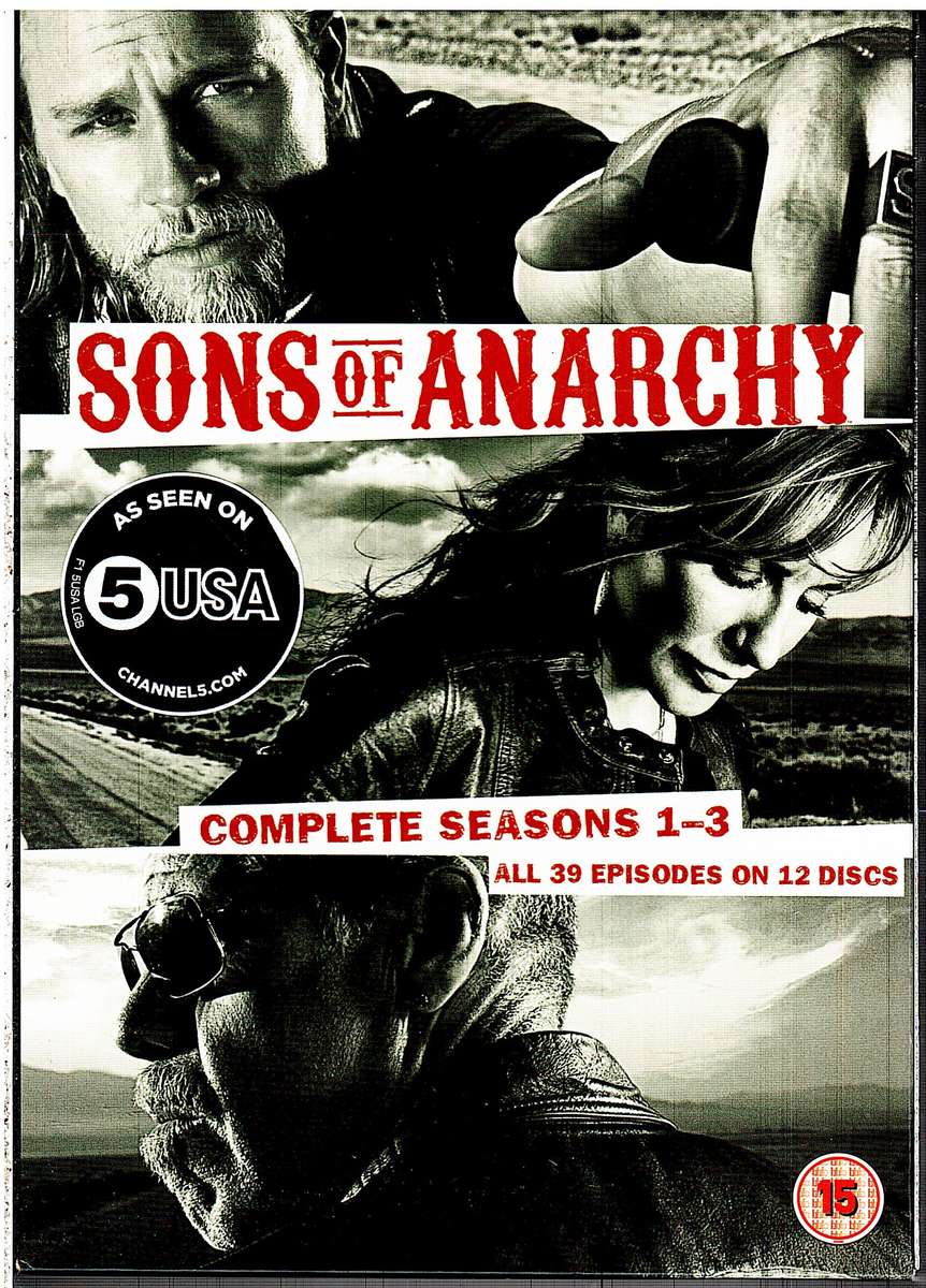 Sons of Anarchy Complete Seasons 1-3 DVD Boxset