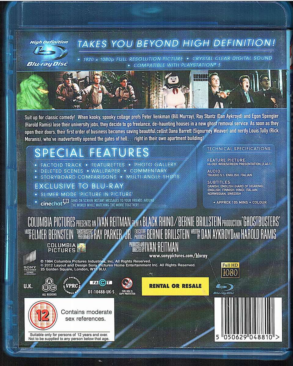 Ghostbusters [Blu-ray]