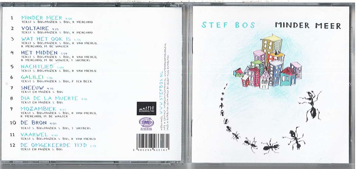 Stef Bos - Minder Meer CD