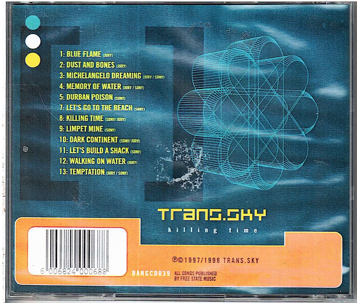 Trans.sky - Killing Time CD (Kalahari Surfers remixes)