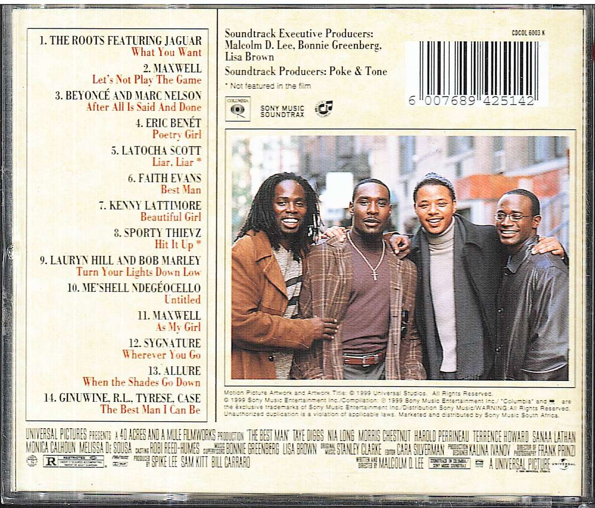 Various - The Best Man: Music From The Motion Picture CD