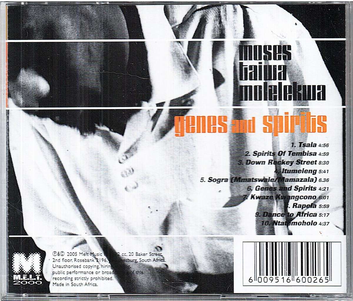 Moses Taiwa Molelekwa - Genes and Spirits CD in cardboard slipcase
