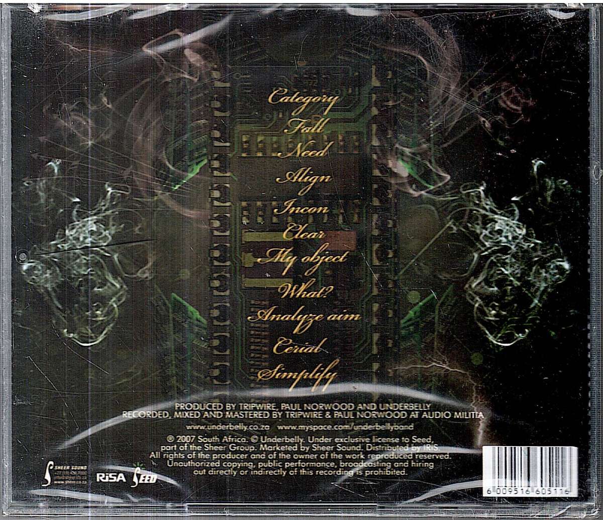 Underbelly - For a Cynical Science CD [NEW / SEALED]