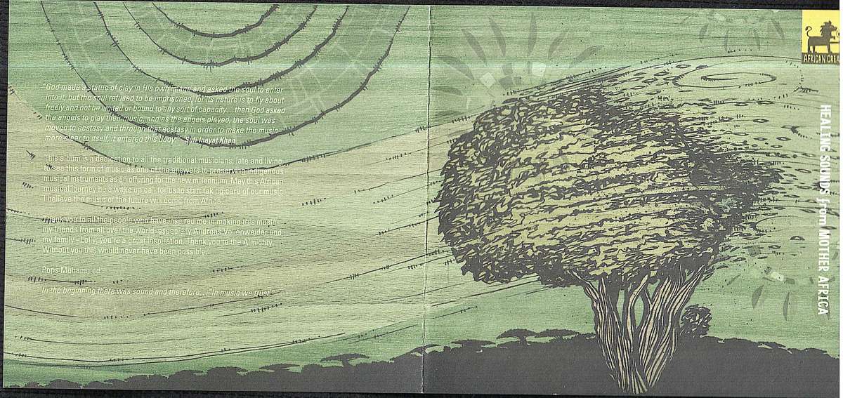 Pops Mohammed Presents...Healing Sounds From Mother Africa CD Digipak