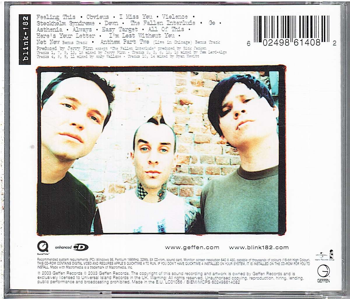 Blink-182 - Blink-182 CD