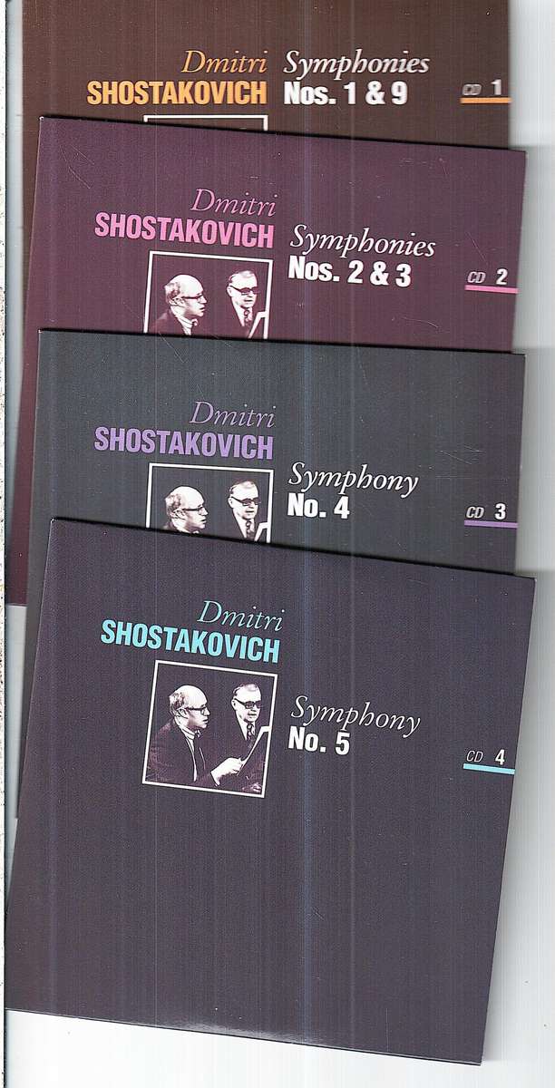 Dmitri Shostakovich: Complete Symphonies - Mstislav Rostropovich (Cond.) 12 CD Box