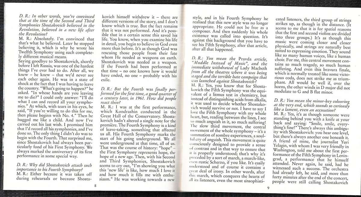 Dmitri Shostakovich: Complete Symphonies - Mstislav Rostropovich (Cond.) 12 CD Box