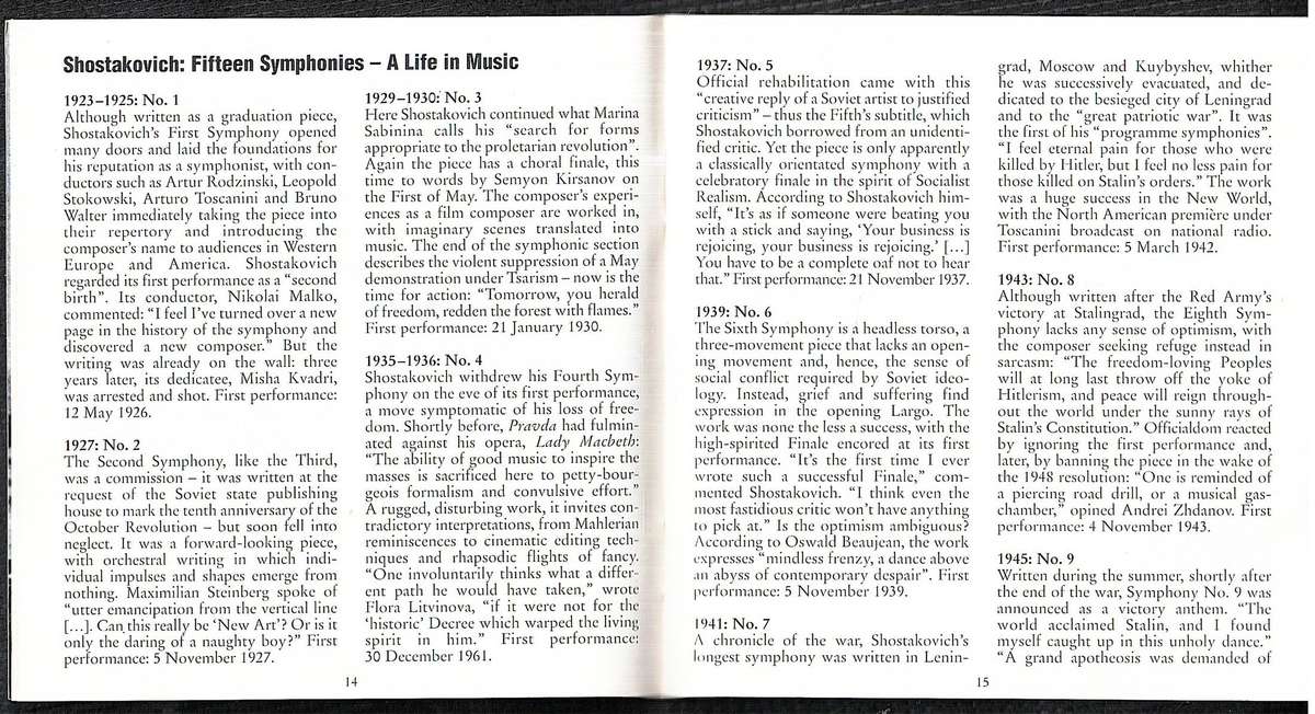 Dmitri Shostakovich: Complete Symphonies - Mstislav Rostropovich (Cond.) 12 CD Box