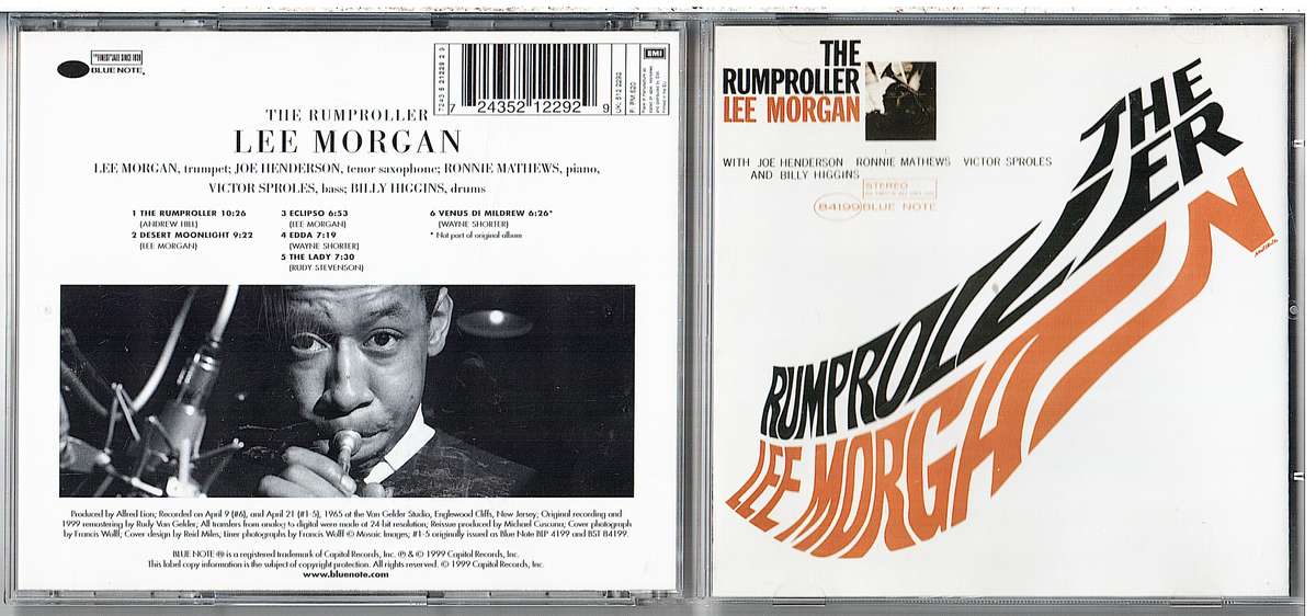 Lee Morgan - The Rumproller CD [EU IMPORT] [Rudy van Gelder Remaster]