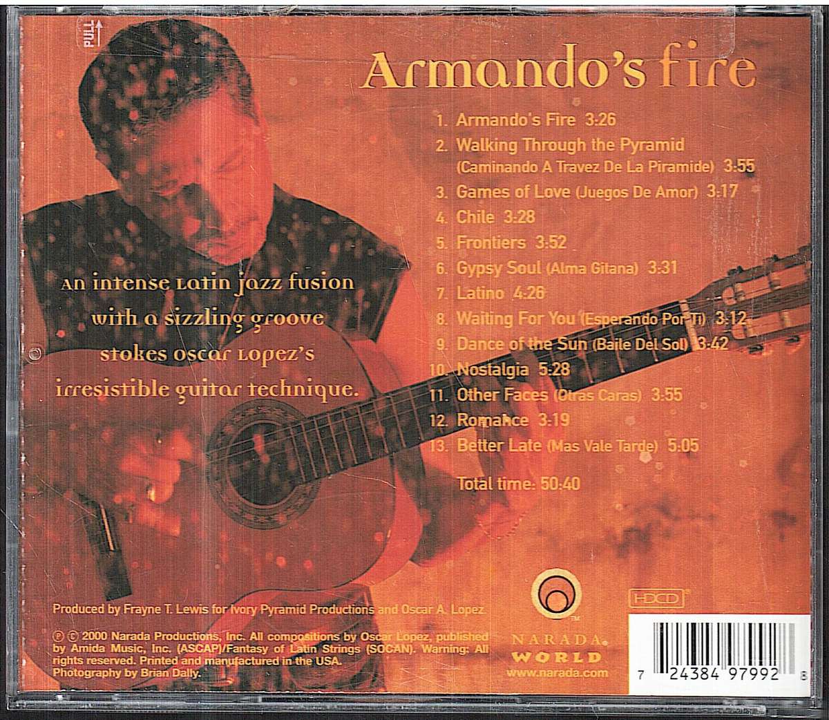 Oscar Lopez - Armando's Fire CD