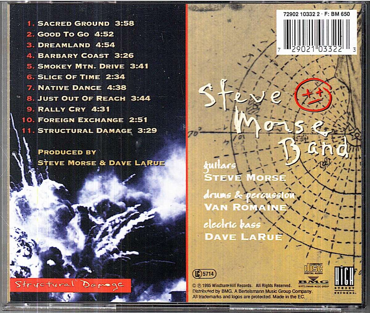 Steve Morse Band - Structural Damage CD