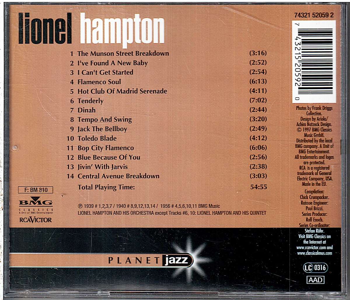 Lionel Hampton - Planet Jazz CD