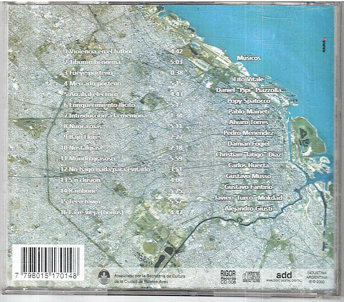 Giusti Funk Corp - Arrabal Eléctrico CD