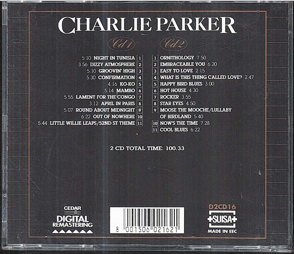 Charlie Parker - The Charlie Parker Gold Collection 2xCDs