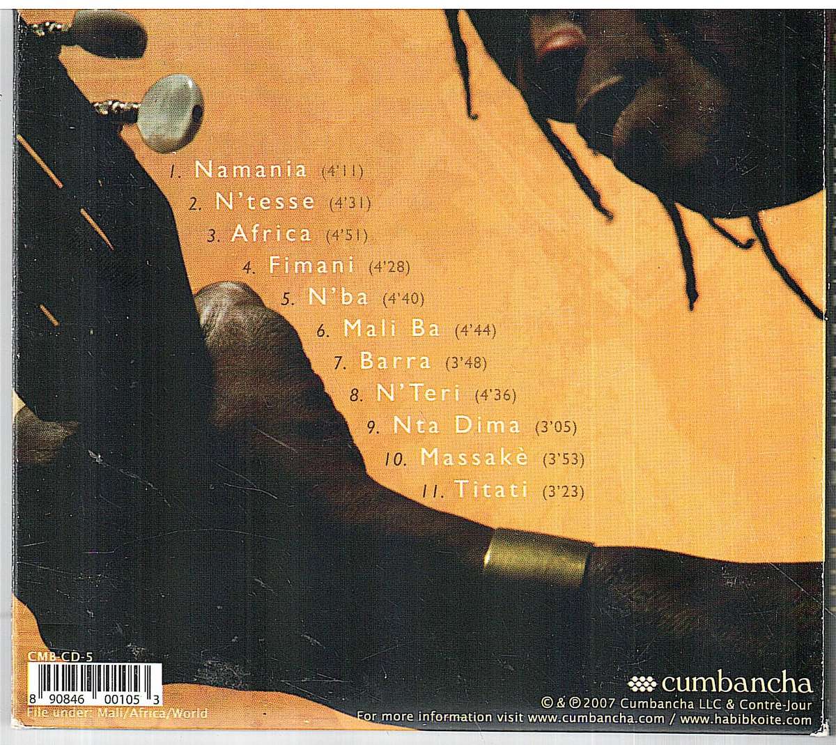 Habib Koité & Bamada Afriki CD Digipak