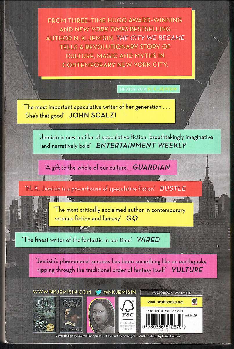 The Great Cities 01: The City We Became - NK Jemisin