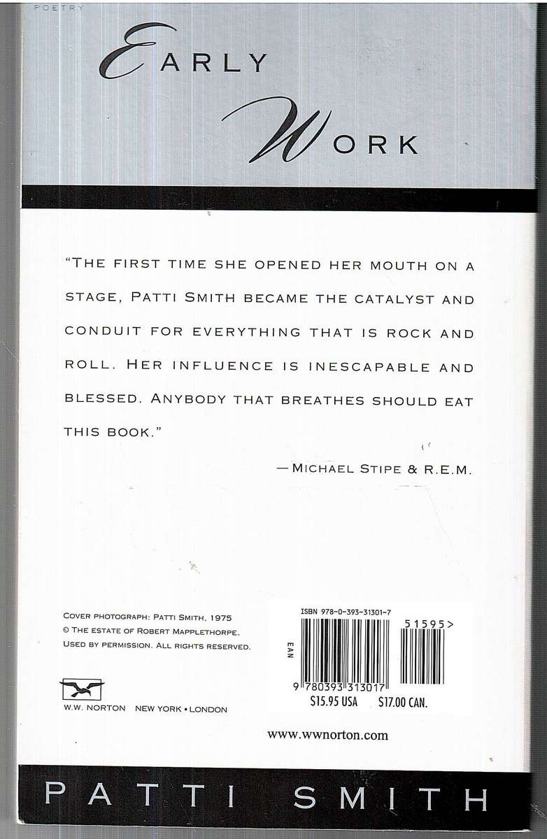 Early Work: 1970-1979 - Patti Smith