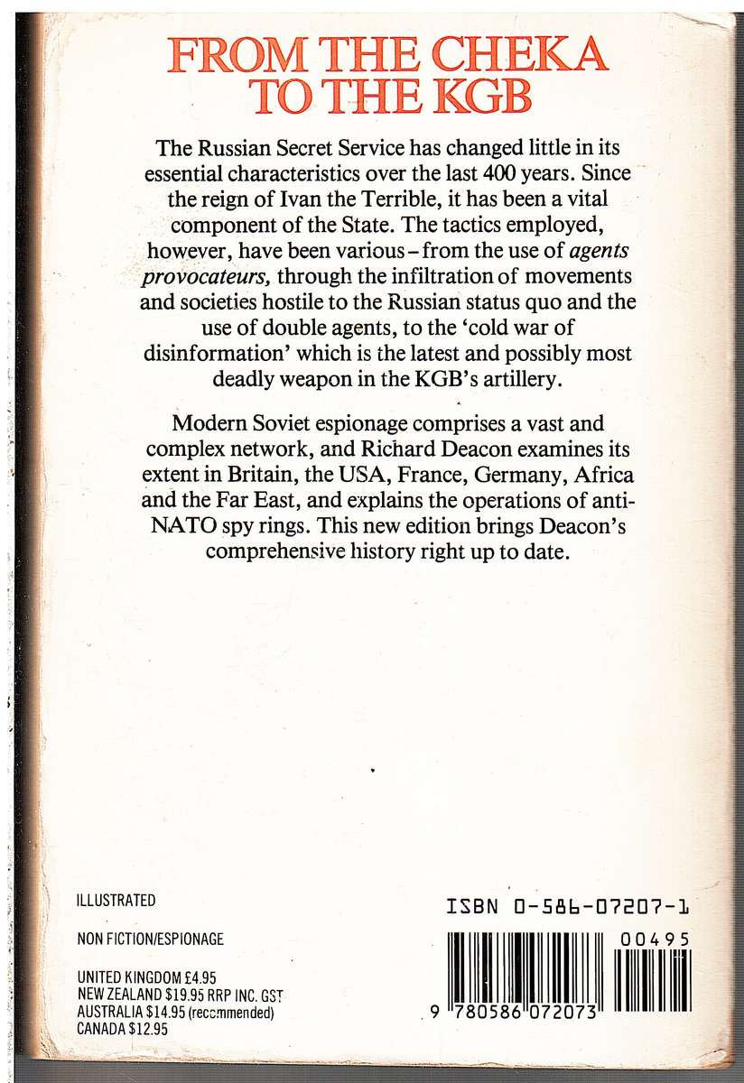 A History of the Russian Secret Service - Richard Deacon