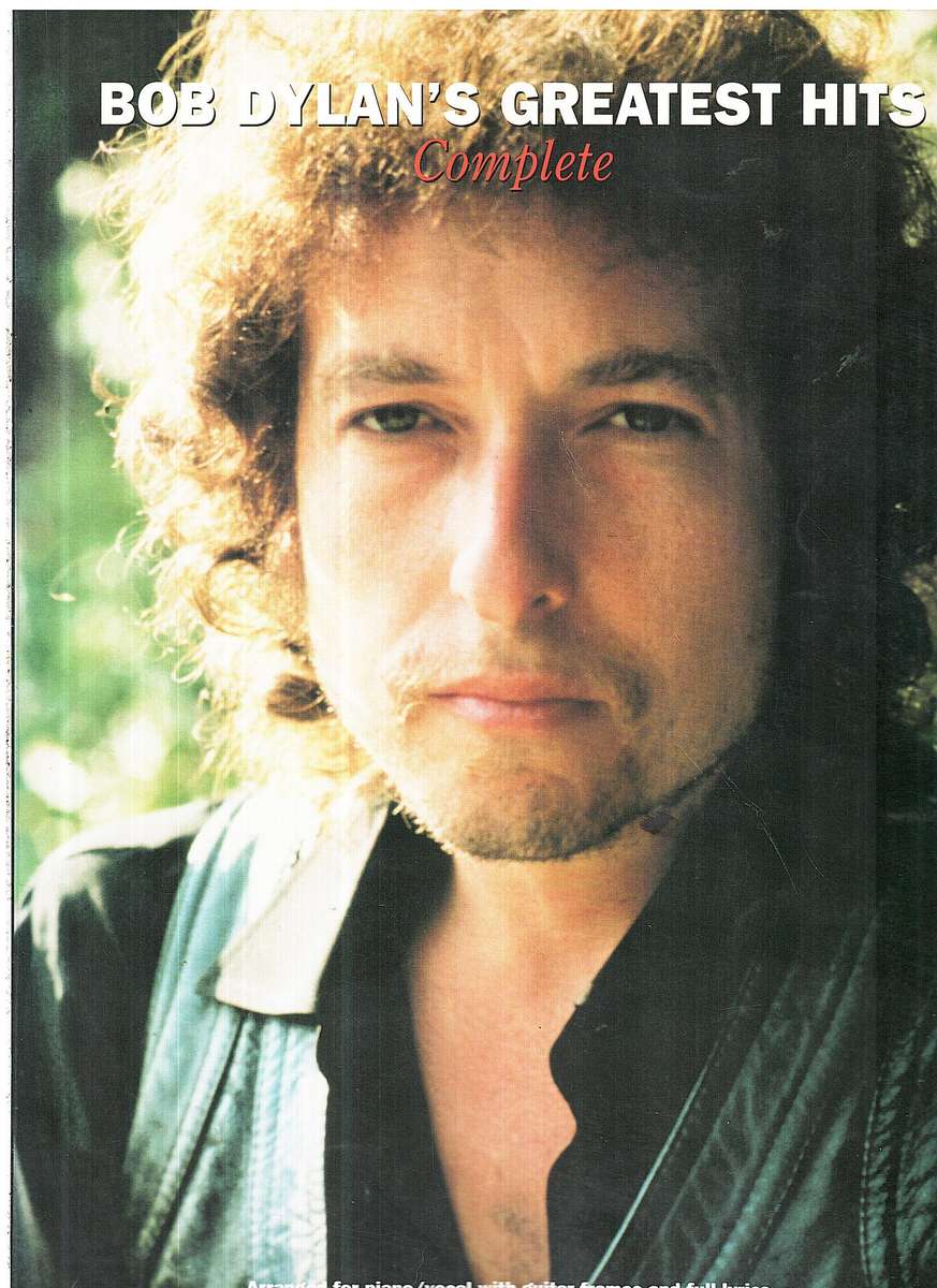 Bob Dylan's Greatest Hits Complete Piano / Vocal / Guitar (Songbook)
