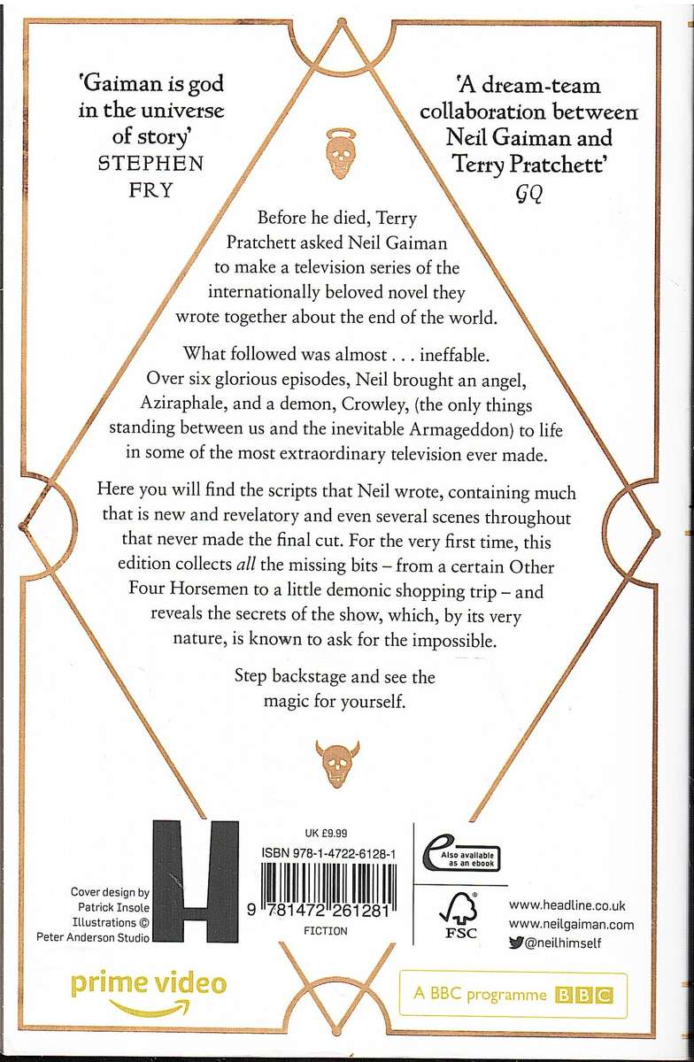 The Quite Nice and Fairly Accurate Good Omens Script Book - Terry Pratchett & Neil Gaiman