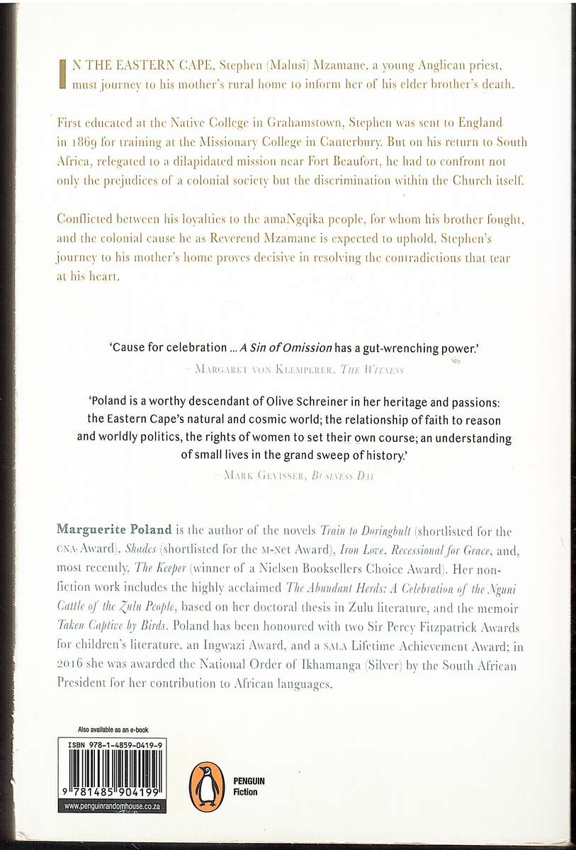 A Sin of Omission - Marguerite Poland