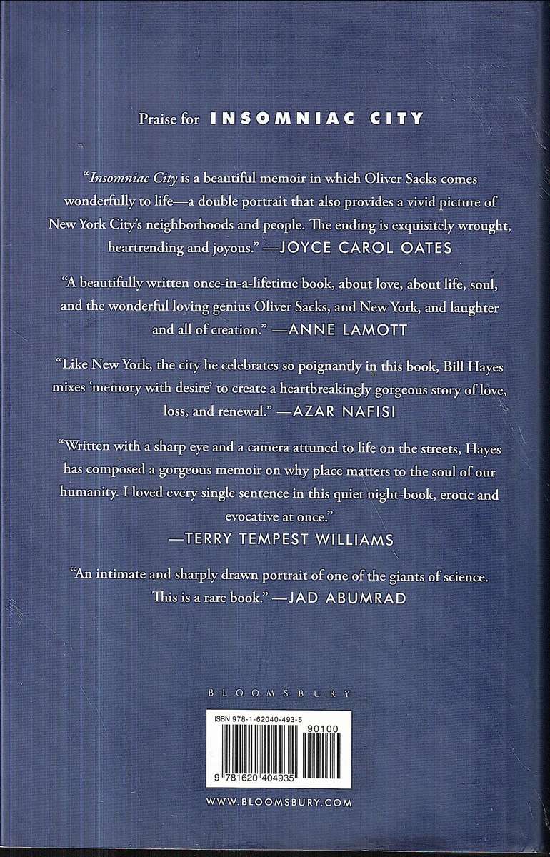 Insomniac City: New York, Oliver, and Me - Bill Hayes