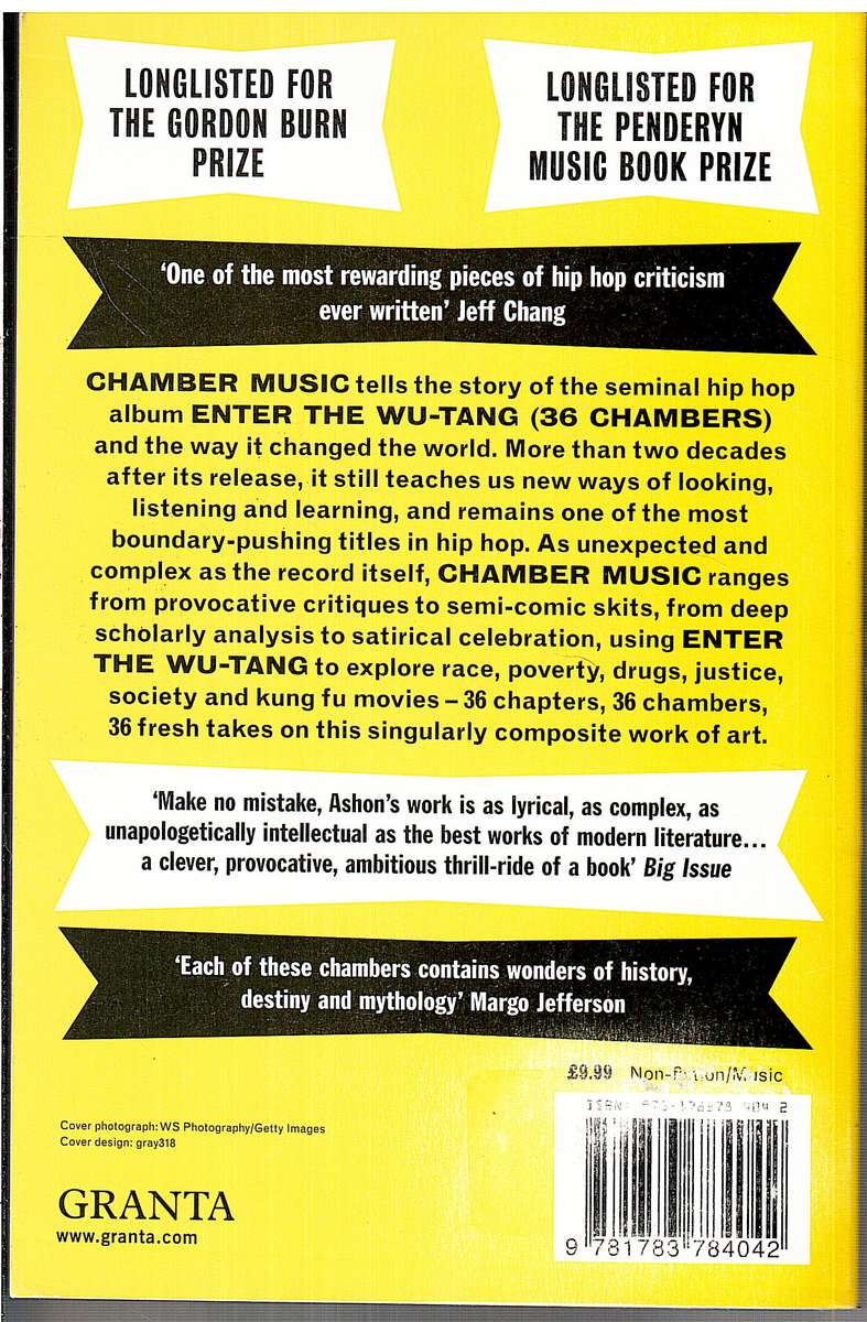 Chamber Music: About the Wu-Tang (in 36 Pieces) - Will Ashton