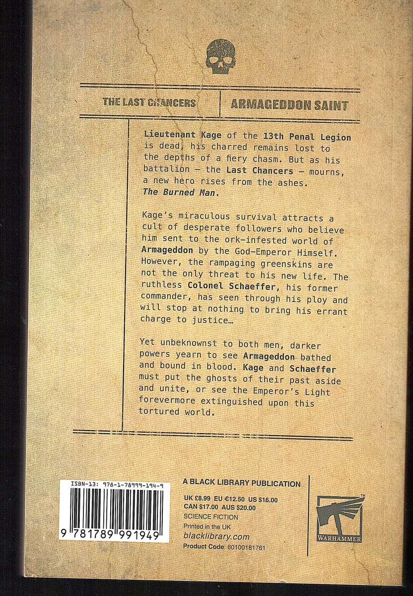 The Last Chancers: Armageddon Saint (Warhammer 40,000) - Gav Thorpe